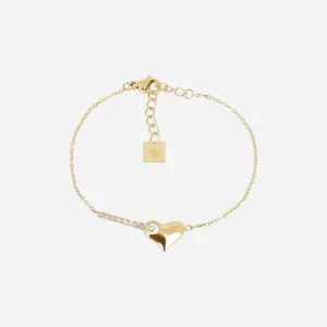 Bracelet Sélénia - Acier Doré