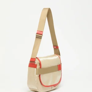 Besace Gaby Lin - Naturel/Corail