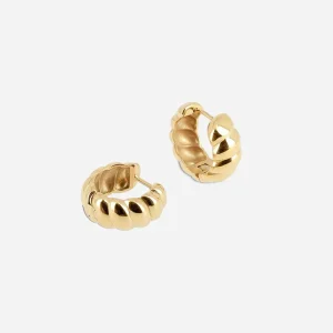 Boucles d'oreilles Adorable - Acier Doré