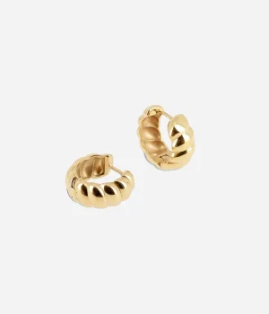 Boucles d'oreilles Adorable - Acier Doré