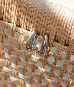 Boucles d'oreilles Agua - Acier