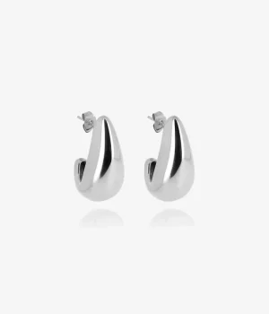 Boucles d'oreilles Agua - Acier