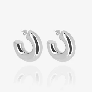 Boucles d'oreilles Amande - Acier