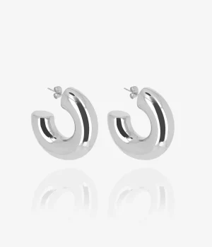 Boucles d'oreilles Amande - Acier