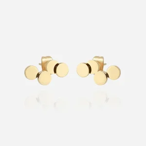Boucles d'oreilles Cosima - Acier Doré