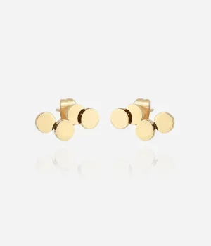Boucles d'oreilles Cosima - Acier Doré