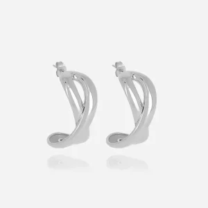 Boucles d'oreilles Endless - Acier