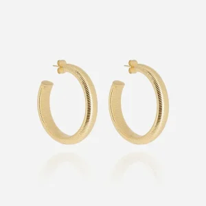 Boucles d'oreilles Itachi - Acier Doré