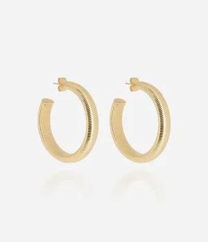 Boucles d'oreilles Itachi - Acier Doré
