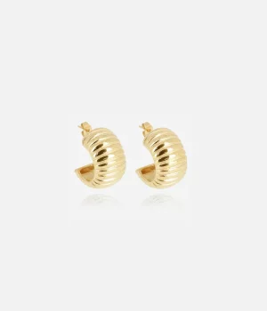 Boucles d'oreilles Lady - Acier Doré