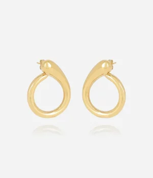 Boucles d'oreilles Malia - Acier Doré