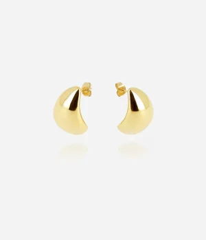 Boucles d'oreilles Phoebe - Acier Doré