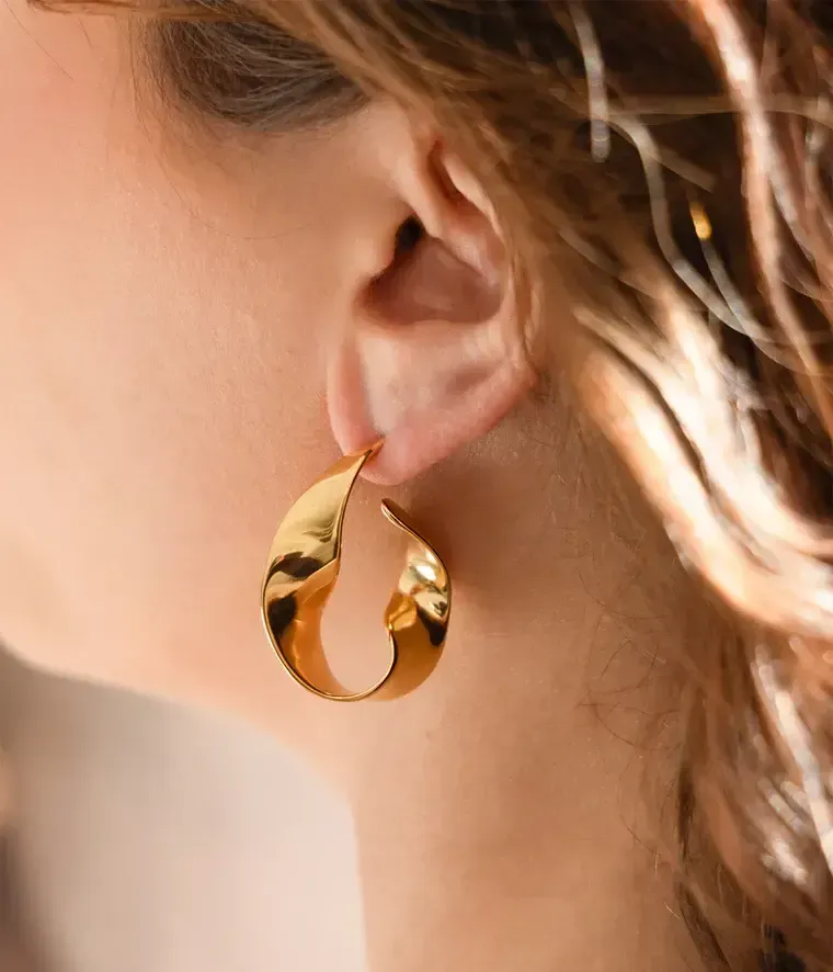 Boucles d'oreilles Pinelopi - Acier 2