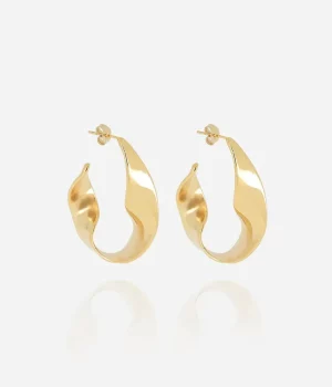 Boucles d'oreilles Pinelopi - Acier Doré