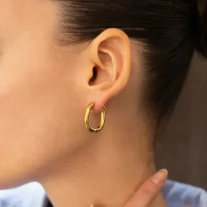 Boucles d'oreilles Sublime - Acier Doré