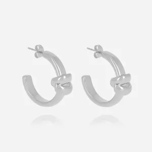 Boucles d'oreilles Theope - Acier