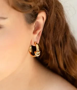Boucles d'oreilles Theope - Acier