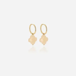 Boucles d'oreilles Vega - Acier Doré | Nude