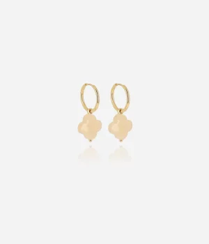 Boucles d'oreilles Vega - Acier Doré | Nude