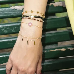 Bracelet Annie - Acier Doré