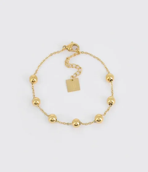Bracelet Annie - Acier Doré