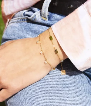 Bracelet Aurora - Acier Doré