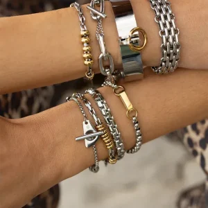 Bracelet Blake - Acier Doré