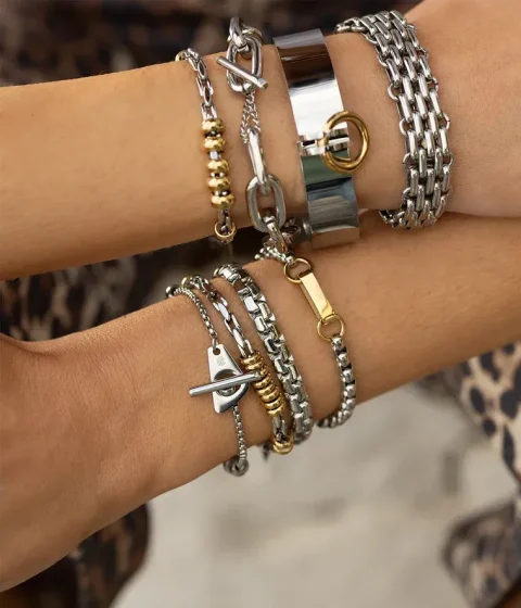 Bracelet Blake - Acier Doré