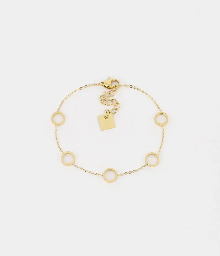 Bracelet Cal - Acier Doré