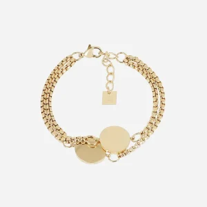 Bracelet Eita - Acier Doré