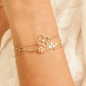 Bracelet Emilia - Acier Doré
