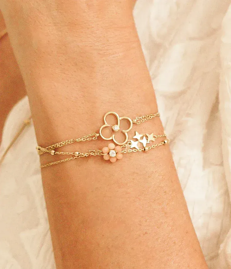 Bracelet Emilia - Acier Doré 2