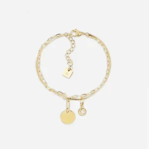 Bracelet Fretia - Acier Doré