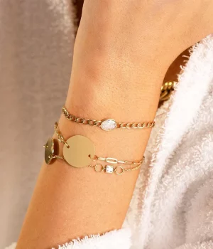 Bracelet Grazia - Acier Doré