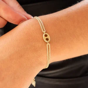 Bracelet Hena - Acier Doré