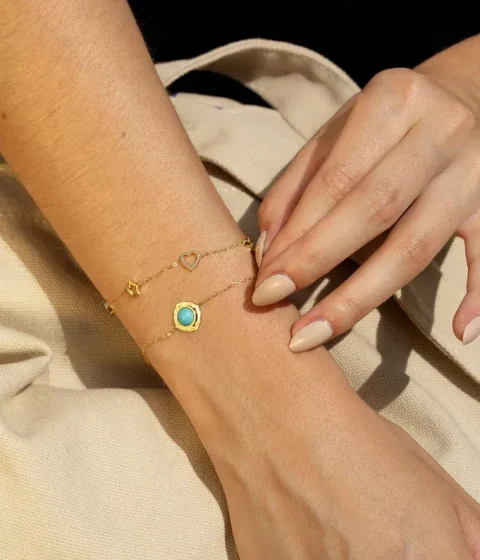 Bracelet Kalyne - Acier Doré