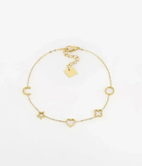 Bracelet Kalyne - Acier Doré