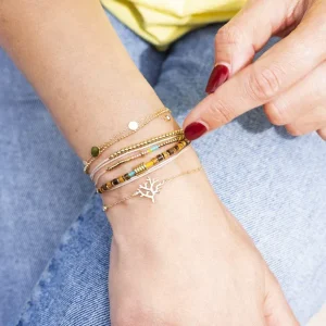 Bracelet Mélinda - Acier Doré