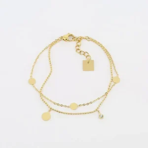 Bracelet Mélinda - Acier Doré
