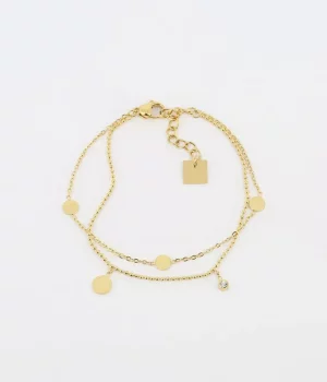 Bracelet Mélinda - Acier Doré