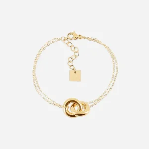 Bracelet Menti - Acier Doré
