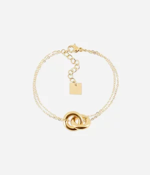 Bracelet Menti - Acier Doré
