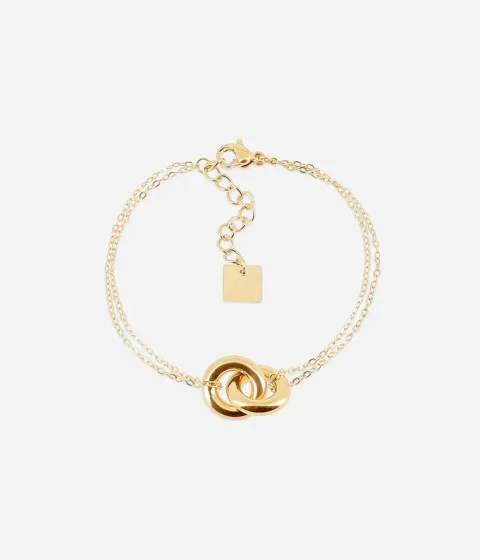 Bracelet Menti - Acier Doré