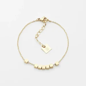 Bracelet Pythagore - Acier Doré