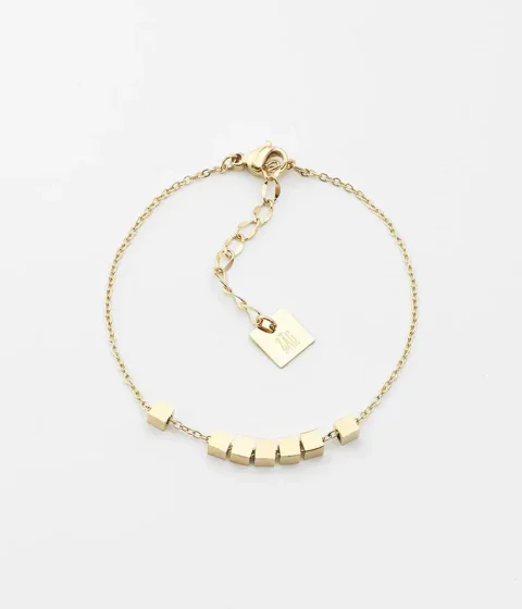 Bracelet Pythagore - Acier Doré