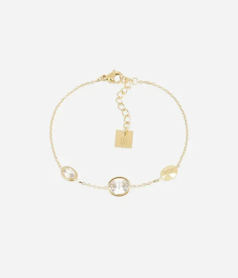 Bracelet Solyne - Acier Doré
