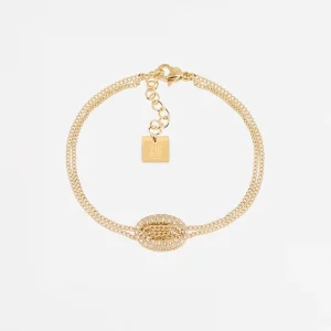 Bracelet Tizio - Acier Doré