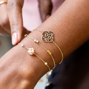 Bracelet Valda - Acier Doré