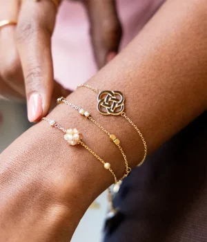 Bracelet Valda - Acier Doré