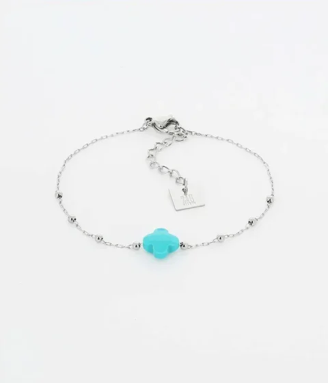 Bracelet Velasquez - Acier Turquoise